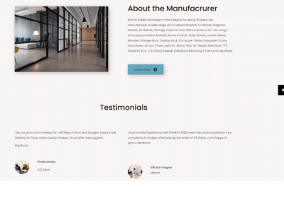 Professional Business Website Design | Display Rack India |