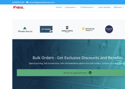 Zigma Wall Mount - Custom Website Design by FastestRank