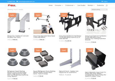 Zigma Wall Mount - Custom Website Design by FastestRank