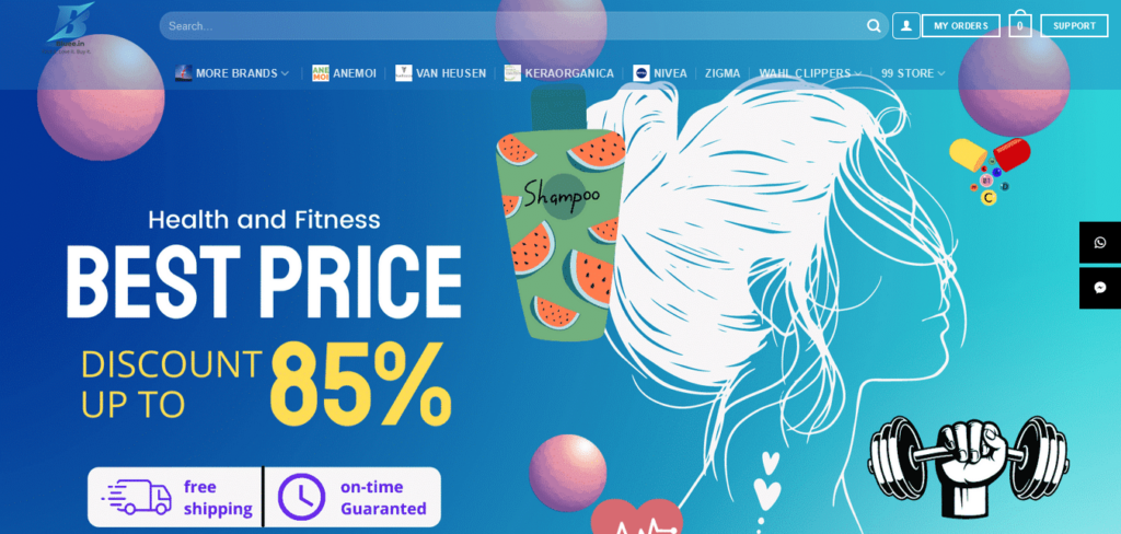 Bluee Store - An E-commerce Website for Multi-brand Products