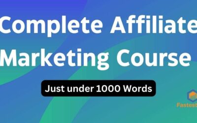 Complete Affiliate Marketing Course for Beginners – Step-by-Step Guide
