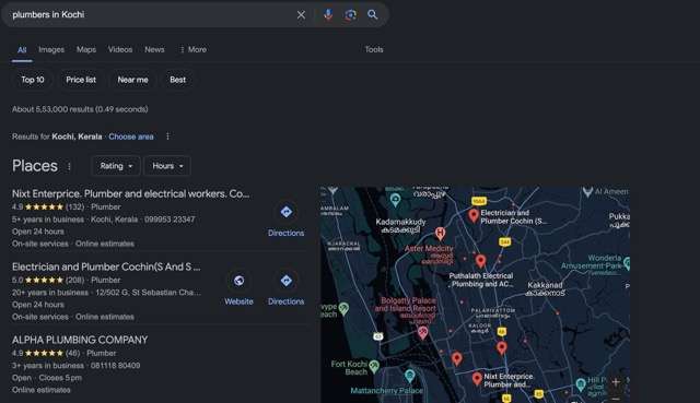 local seo portfolio 