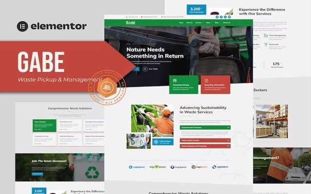 Website design for Waste Management and Recycling<br />
