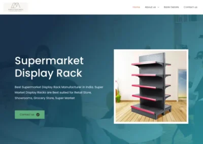 Professional Business Website Design | Display Rack India